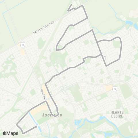 OC Transpo Fallowfield <​> Longfields Davidson Height & Pierre-De-Blois map