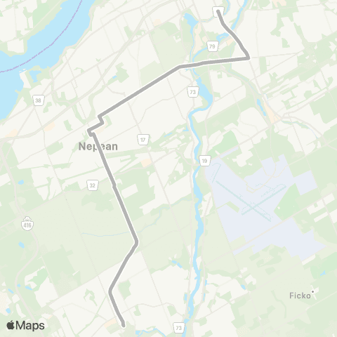 OC Transpo Lansdowne map