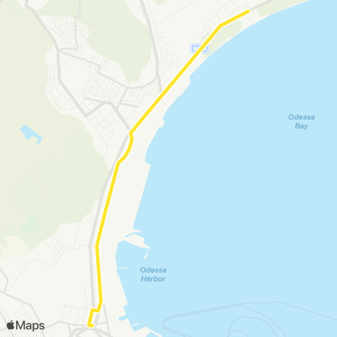 Odesa Bus 6 Пересипський міст - Лузанівка map