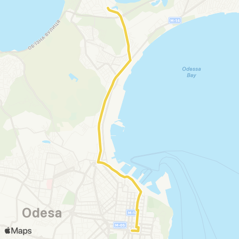 ПП «АТП Кіностудії» Сан. Куяльник – Залізничний Вокзал map