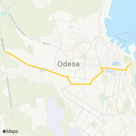 МПП "НІКА" Тираспольське шосе ("Два стовпи") – парк ім. Т.Г. Шевченка map