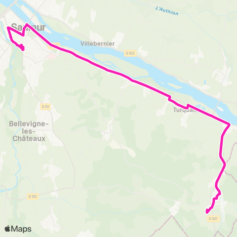 Ogalo Fontevraud l Abbaye - Saumur map