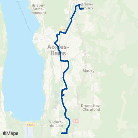 Ondéa Collège de Grésy - Ctre comm. Drumettaz / Hexapole map
