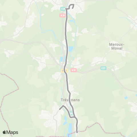 Optymo Scolaires Danjoutin - Mozart - Ligne Q map