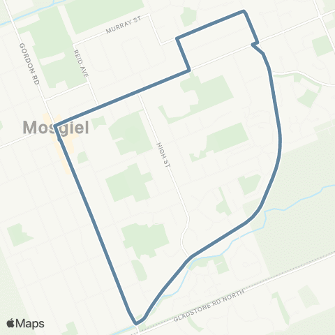 Orbus Dunedin Mosgiel On-Demand map
