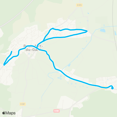 Orizo Rochefort Collège Haignere - la Begude map