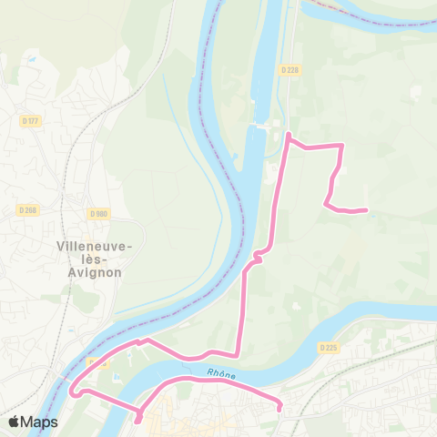 Orizo Barthelasse - St Lazare map