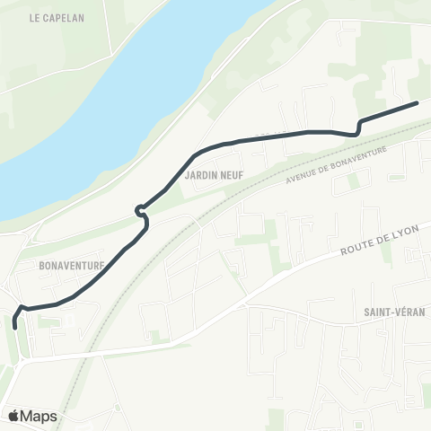 Orizo Jardins Neufs - St Lazare map