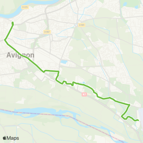 Orizo P+R Agroparc - St Lazare map