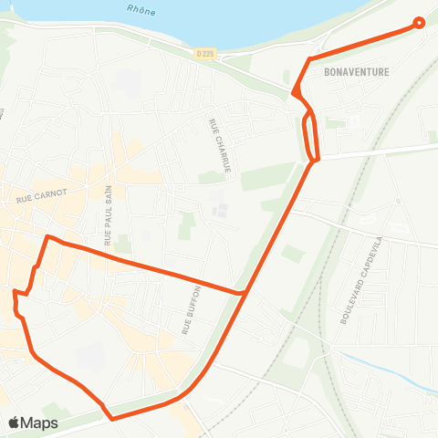 Orizo Cityzen P+R Italiens map