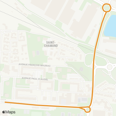 Orizo Navette Marché map