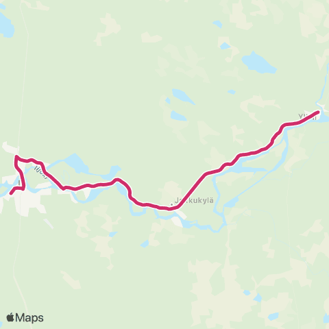 Oulun seudun liikenne Ii - Yli-Ii map