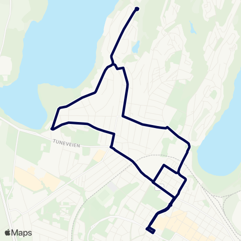 Østfold kollektivtrafikk Råkil - Bakkeli map
