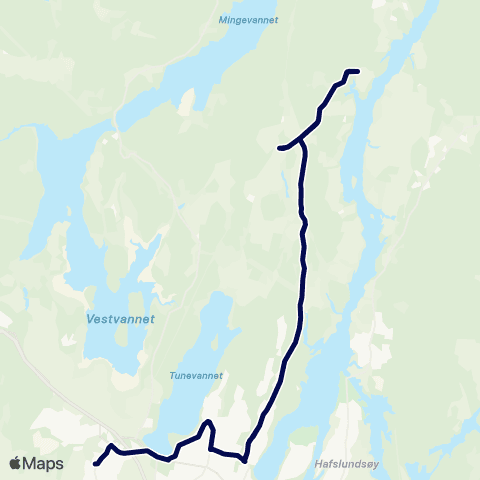 Østfold kollektivtrafikk Skoleskyss Grålum skole map