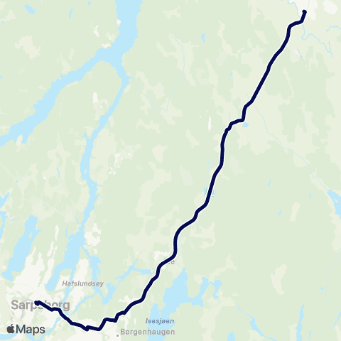 Østfold kollektivtrafikk Skoleskyss Sarpsborgskolene map