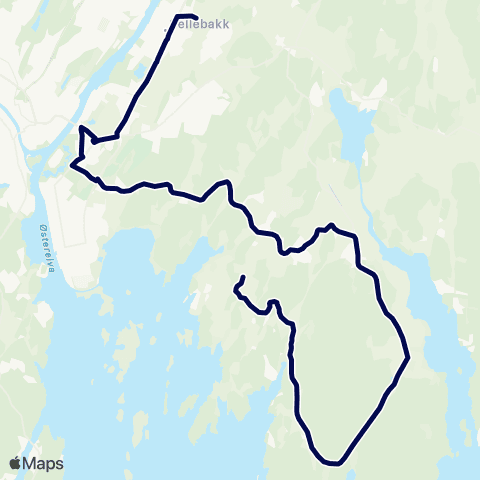 Østfold kollektivtrafikk Skoleskyss Borge ungdomsskole map