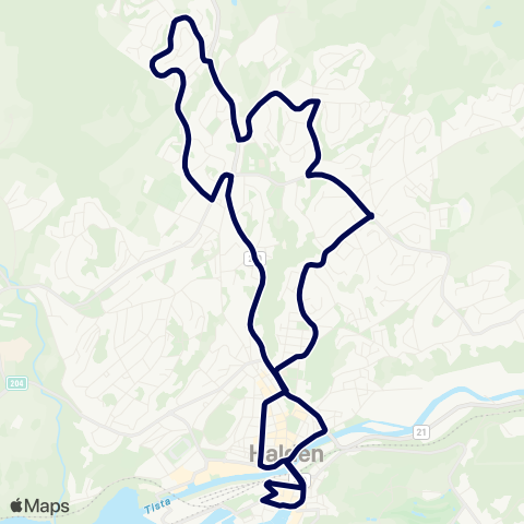 Østfold kollektivtrafikk Brekkerød-Stenrød map