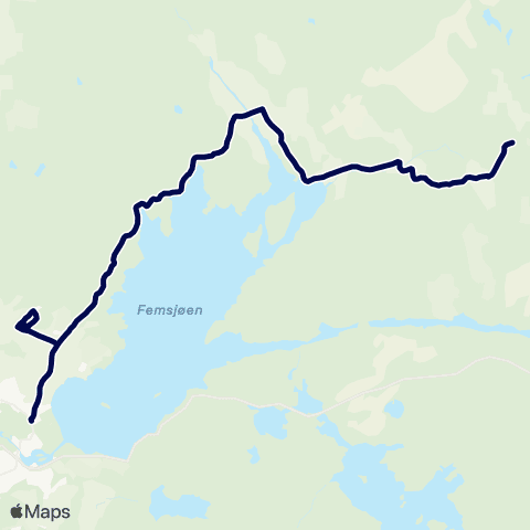 Østfold kollektivtrafikk Skoleskyss Tistedal skole map
