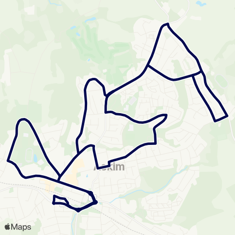 Østfold kollektivtrafikk Askim sentrum nord map