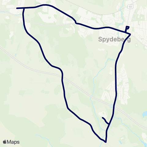 Østfold kollektivtrafikk Skoleskyss Spydeberg skole map