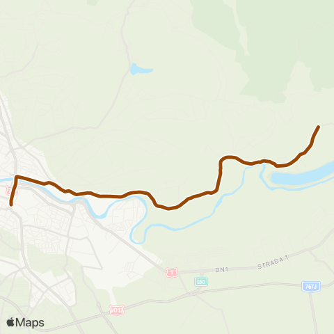 OTL Piata Cetatii - Podgoria Intrare map