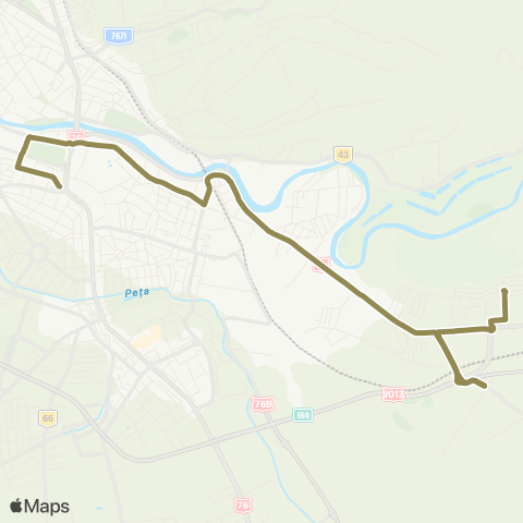 OTL Piata Cetatii [s] - Cartierul Tineretului map