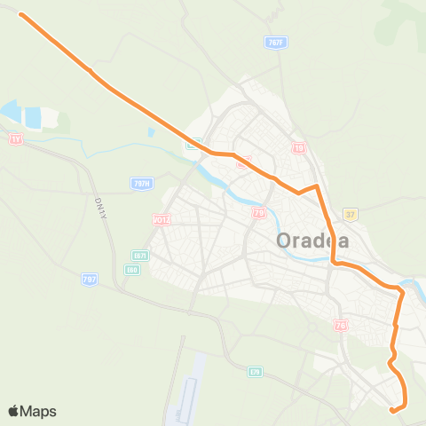 OTL Autogara Nufarul - Calea Borsului nr.40 map