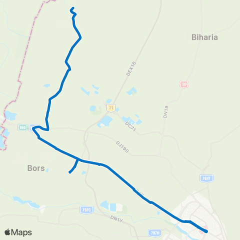 OTL Dacia Zig Zag - Parc Santaul Mare map