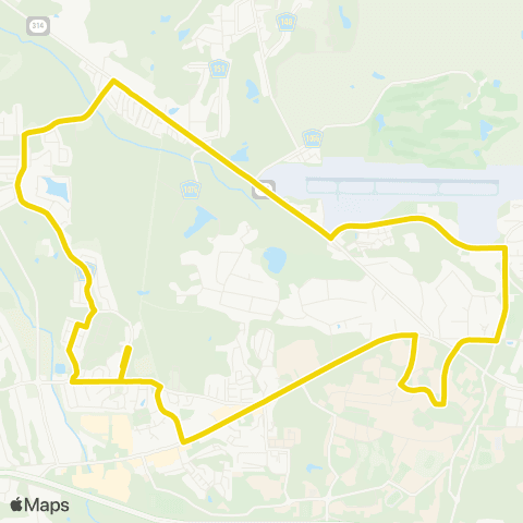 OUTransit Yellow map