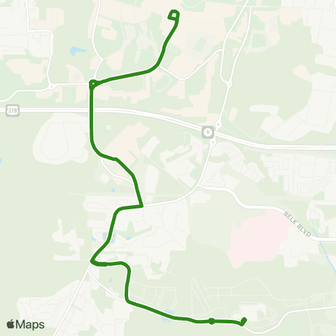OUTransit Green map
