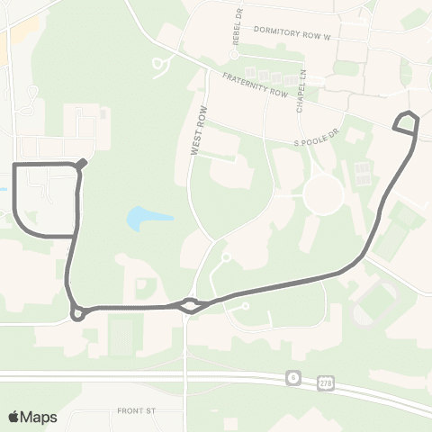 OUTransit Hathorn Express map