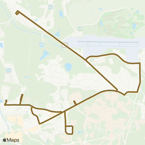 OUTransit Yellow / Brown / Hathorn map