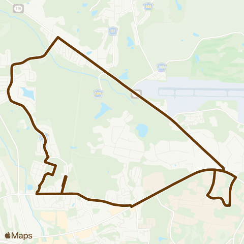 OUTransit Brown map