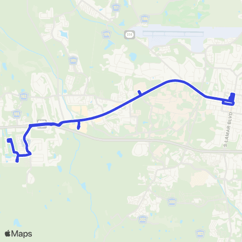 OUTransit Blue Orange map