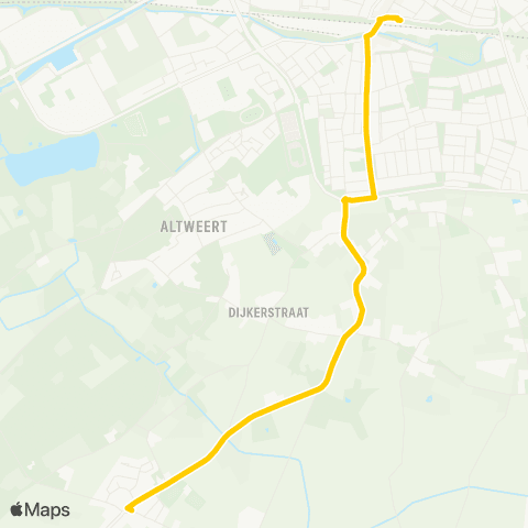 Arriva Weert Station - Altweerterheide map