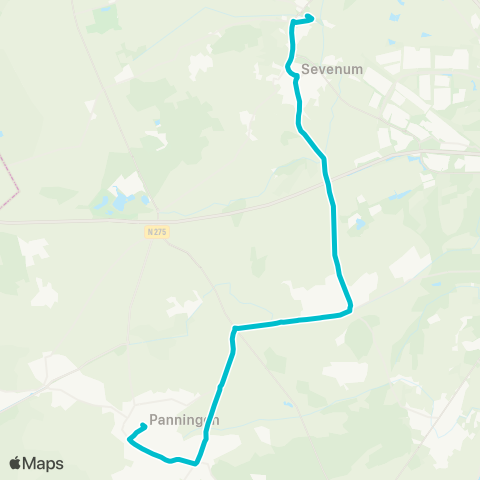Arriva Horst / Sevenum - Panningen map