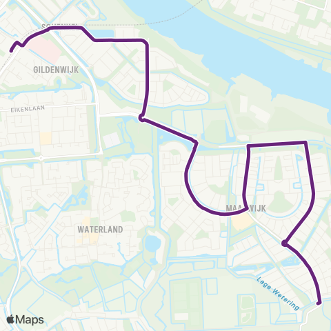 EBS Maaswijk - Metro Centrum map