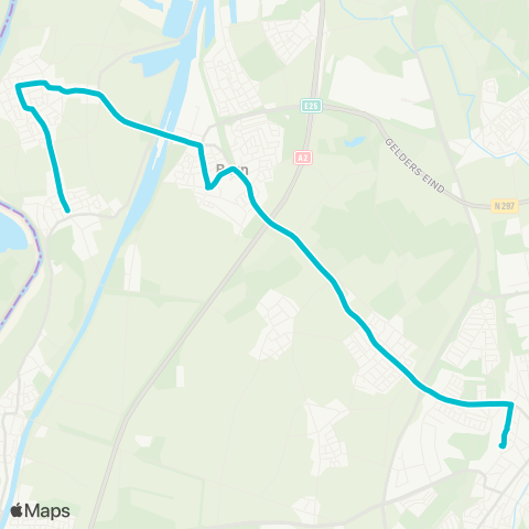 Arriva Sittard via Born - Obbicht map