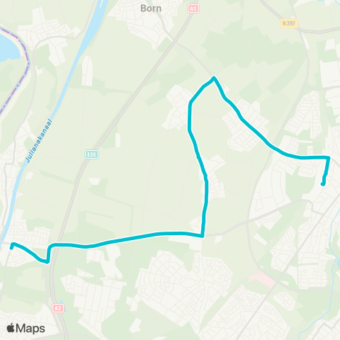 Arriva Urmond via Berg a / d Maas - Sittard map