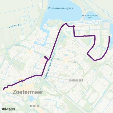EBS Centrum West - Noordhove map