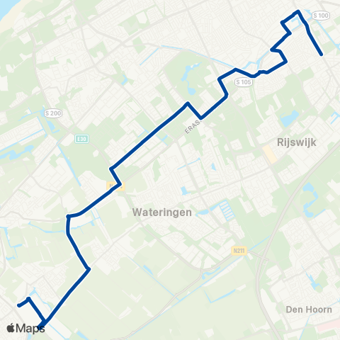 EBS Den Haag - Honselersdijk map