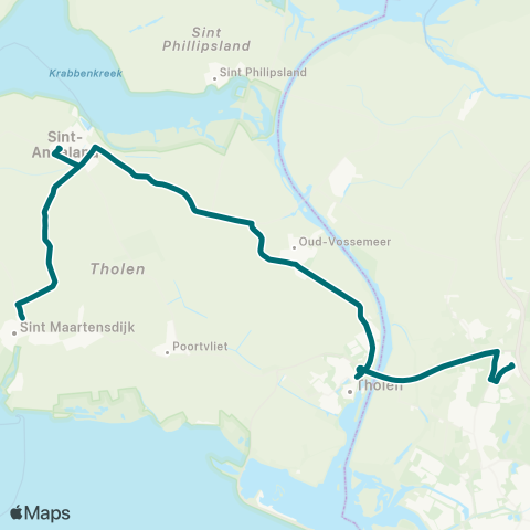 Connexxion St.Maartensdijk - Steenspil map