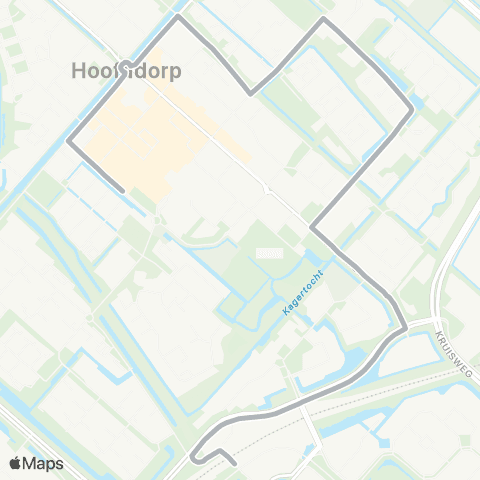 Connexxion Hoofddorp Centrum - Hoofddorp Station map