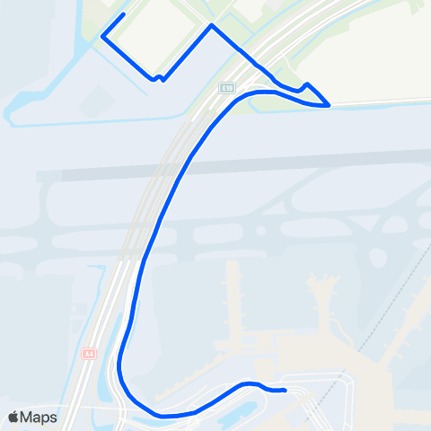 Connexxion Justitieel Complex - Schiphol Airport map