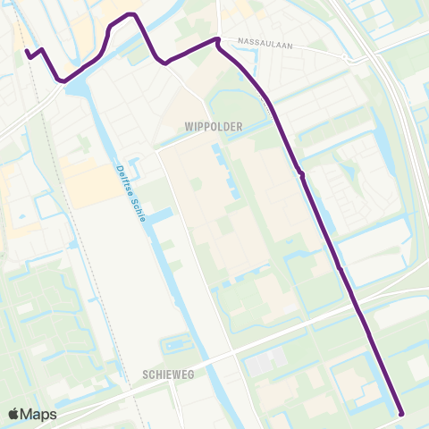 EBS Station Delft - TU Campus map