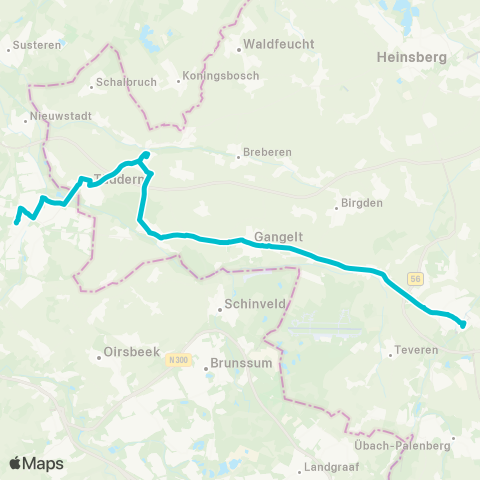 Arriva Geilenkirchen - Sittard map