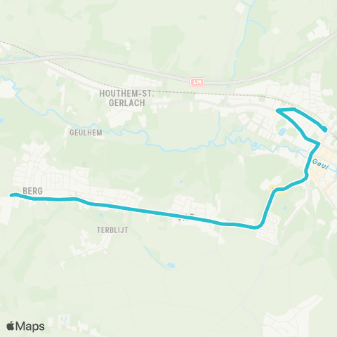 Arriva Wandelvierdaagse Valkenburg - Berg en Terblijt map