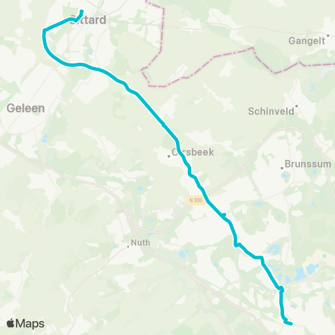 Arriva Heerlen via Hoensbroek - Sittard map