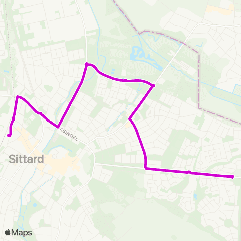Arriva Sittard Station via Baandert - Kemperkoul map