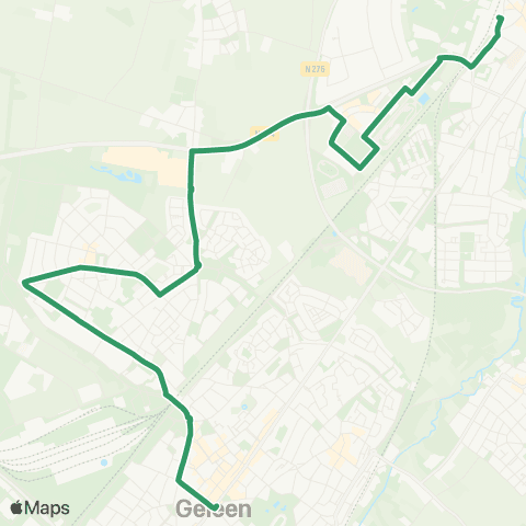 Arriva Sittard via Lindenheuvel - Geleen map